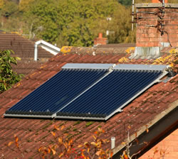 Solar Roof Heating Unit